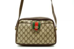 美品 GUCCI グッチ シェリーライン カメラバッグショルダーバッグ GG柄