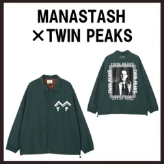 新品未使用　MANASTASH×TWIN PEAKS　コーチジャケット　L　グリーンのサムネイル