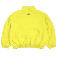 美品□バレンシアガ 22AW 720153 3B スポーツアイコン プルオーバー トラックスーツジャケット イエロー L イタリア製 正規品 メンズのサムネイル