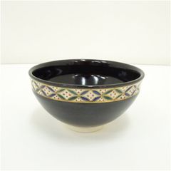 美濃焼 加藤昌山 造 黒仁清口七宝天目形 抹茶椀 - メルカリ