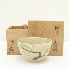 茶道具 抹茶碗古曽部焼 高槻古曽部 寒川義崇造 人物図 - メルカリ