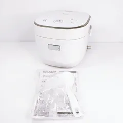 【中古品】SHARP シャープ 3合炊き炊飯器 マイコン炊飯ジャー 2024年製 KS-C5E4〇YR-55091〇のサムネイル