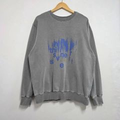 B3618古着 トレーナー スウェット ラグラン グレー 白 90s Y2K - メルカリ
