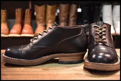 【8 良品】Rolling dub trio ローリングダブトリオ ROOTS LOW ルーツロウ ブラック ホースバット 黒 短靴 ブーツ HOPESMORE【GF210】のサムネイル