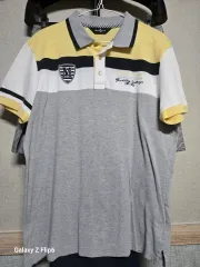 Munsingwear メンズ カラーTシャツ Mサイズ イェロー/グレーのサムネイル
