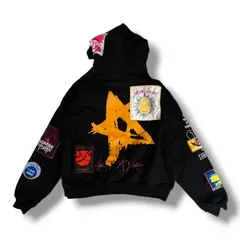 参考上代29,700円 HUF × SMASHING PUMPKINS The Rotten Apples Fleece Hoodie ロッテンアップルズフリースフーディー スウェット パーカー ハフ スマッシング・パンプキンズ コラボ FL00224