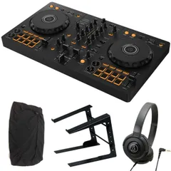 Pioneer DJコントローラー DDJ-FLX4 + ヘッドホン ATH-S100 + PCスタンド + ダストカバー セット 【 DDJ-400 後続機種 】 スタンド 送料無料 ヘッドフォン パイオニア DJ コントローラー 三木楽器 pioneer のサムネイル