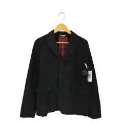 ブラックコムデギャルソン BLACK COMME des GARCONS 13SS バッククロスデザインピークドラペルジャケット レディース  Mのサムネイル