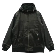 ワイツーレザー y2leather SB-151 STEER OIL HOODED PARKA レザー ジップ パーカー ジャケット ブラック系 40【中古】のサムネイル