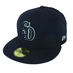 STANDARD CALIFORNIA スタンダードカリフォルニア NEW ERA ニューエラ SD 59FIFTY ロゴ刺繍 キャップ 帽子 ネイビー系 7.5【中古】のサムネイル
