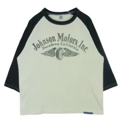 TOY'S McCOY トイズマッコイ TMC2532 CROPPED RAGLAN TEE JOHNSON MOTORS ジョンソンモータース クロップド ラグラン 七分丈 Tシャツ カットソー オフホワイト系 XXL【中古】のサムネイル