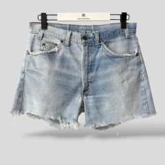 Levi's/501/66前期/vintageカットオフデニムショートパンツ - メルカリ
