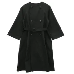 ZUCCa ズッカ ZU71FA023　 ダブル ロング コート ブラック系 S【中古】のサムネイル