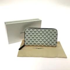 EMPORIO ARMANI エンポリオアルマーニ 長財布 ホワイト イーグルモノグラム ホワイトのサムネイル