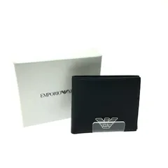 EMPORIO ARMANI エンポリオアルマーニ 2つ折り財布 イーグルロゴ ブラックのサムネイル