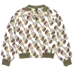 未使用品▼GUCCI グッチ THE NORTH FACE ザ・ノースフェイス 21SS 648866 ロゴ総柄 中綿入 ブルゾン ボンバージャケット M 正規品 メンズのサムネイル