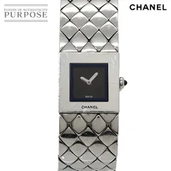 シャネル CHANEL マトラッセ H0009 ヴィンテージ レディース 腕時計 ブラック クォーツ ウォッチ Matelasse 90330627のサムネイル