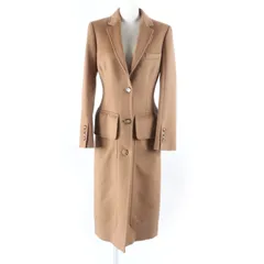 極美品★BURBERRY バーバリー 80372341 カシミヤ100％ ロゴボタン付 超ロング チェスターコート 40 ハンガー・ガーメント付 国内正規品のサムネイル