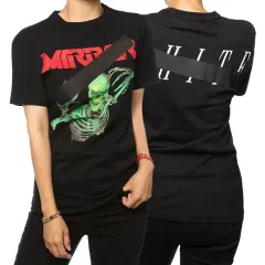 オフホワイト スカル プリンティング 半袖 Tシャツ レディース OMAA014S171850601のサムネイル