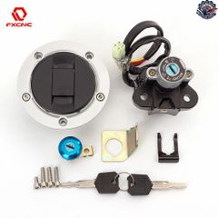 SFV650 グラディウス SFV 650 2009-2015 オートバイ イグニッションスイッチ ガソリンキャップ 燃料タンクカバー シートロック キーセット 