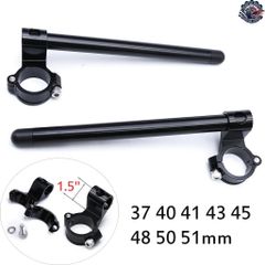 オートバイ用 22mm ハンドルバー 1.5インチ ライズドライザー クリップオン クリップオン フォークハンドルバークランプ 37 40 41 43 45 48