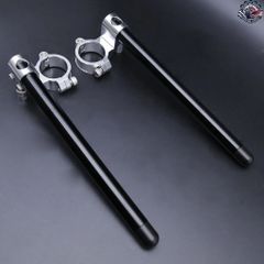 37 41 43 45 48 50MM オートバイハンドルバー 1.5インチ ライズドライザー クリップオン クリップオン フォークハンドルバークランプ カス