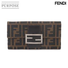 □ □ a2129 FENDI 長財布 PVCコーティングキャンバス ズッカ柄 - メルカリ