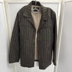 291295＝HOMME ストライプ ワークジャケット Y2K 503(志)A-503のサムネイル