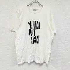 SAINT LAURENT　サンローラン　半袖プリントTシャツ　白　ホワイト　XXLサイズ　古着のサムネイル