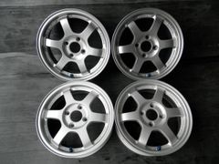 レイズ ボルクレーシング TE37 14インチ 5J +35 PCD100 絶版 - メルカリ