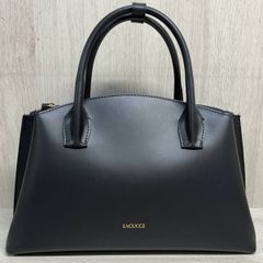 イアクッチ レザー ハンドバッグ ブラック イタリア製 レディース