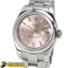 【ロレックス】デイトジャスト 179160 ランダム 日本ロレックスにてOH済 ピンク バー 3列 オイスターブレス 26mm レディース ROLEX 中古 逸品質屋 丸高 甲子園店 人気 ブランド 高級 26k231のサムネイル