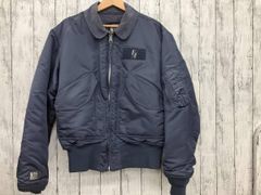 VALLEY APPAREL MA-1 ボンバージャケット ネイビー - メルカリ