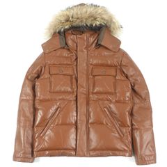 メンズ OLDSTUSSY×PRANKSTER ラムレザーダウン 菅田将暉着用 M
