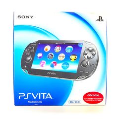 ◎SONY PlayStation Vita 3G/Wi-Fi Model Crystal Black (First Limited Edition) (PCH-1100 AA01) [Manufacturer Discontinued] Junk Item