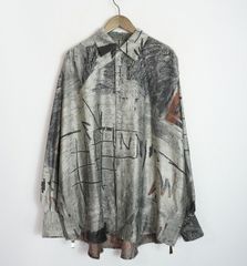 RAF SIMONS 19SS PUNKETTE アシンメトリーシャツ 48 - メルカリ