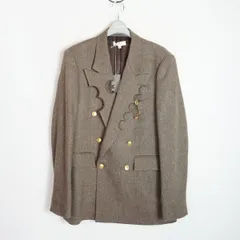 正規 美品 25AW MASU エムエーエスユー CREATER TAILORED JACKET M25F9JK001 ヘリンボーン テーラード ジャケット ブレザー 茶 3987Q♪