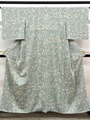 本場奄美大島紬 古代染色純泥染 創作 地球印 鳳凰 正絹 反物 T9278