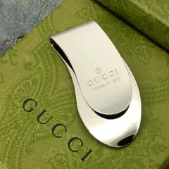 GUCCI　グッチ マネークリップ　メンズ　レディース　シルバー　ステンレス　イタリア製のサムネイル