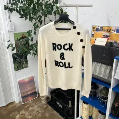 ZADIG&VOLTAIRE ザディグ・エ・ヴォルテール ディストレスト カシミア 100% ニット Sのサムネイル