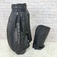 HONMA ゴルフバッグ 黒/金 ストライプデザイン - メルカリ