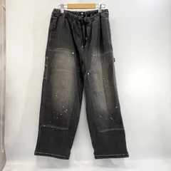 DC SHOE ディーシー DPT261011 バギー パンツ ダブルニー スーパーワイド ロング パンツ M ブラック デニム ボトムス メンズ _201のサムネイル