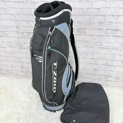 MIZUNO ミズノ T-ZOID キャディバッグ ゴルフバッグ golf ブラック 水色 黒のサムネイル