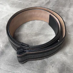 【美品】 ブルネロクチネリ モニーレ レザーベルト 黒 M ユニセックス可 最大約88cmのサムネイル