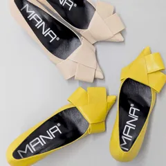 限界価格！8/3 AM10時まで【新品・未使用】MANA（マナ）541177 リボンモチーフ・パンプスのサムネイル