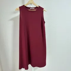 【Ehyphen world gallery　イーハイフン　ワールド　ギャラリー】　レディース　ワンピース　ワインレッド　フリーサイズ 2/10のサムネイル