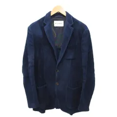 エトロ ETRO 近年モデル テーラードジャケット ブレザー ペイズリー コーデュロイ ネイビー 約M ■AO2のサムネイル
