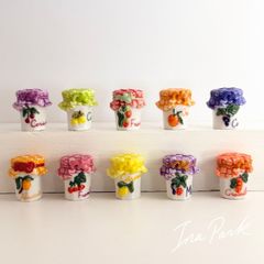 フルーティーなジャムの瓶 フェーヴ フェーブ フランス製 ミニチュア