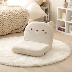 セルタン コンパクト座椅子 すみっコぐらし ねこ リクライニング 省スペース 日本製 A1466a-b-748BEのサムネイル