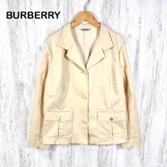 BURBERRY LONDON バーバリーロンドン ダブルポケット ストレッチ テーラードジャケット ベージュ 大きいサイズのサムネイル